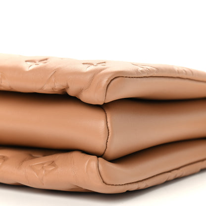 Louis Vuitton Lambskin Embossed Monogram Coussin PM Camel 7 of 8