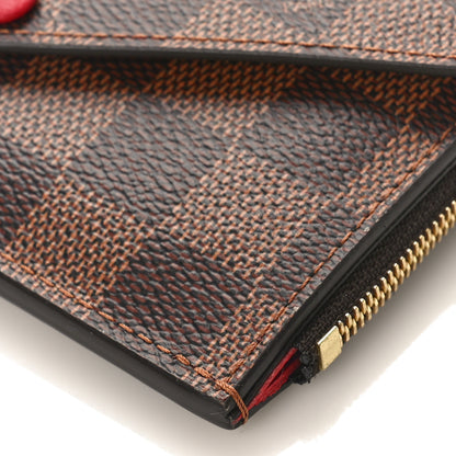 Louis Vuitton Damier Ebene Recto Verso Card Holder Red 8 of 8