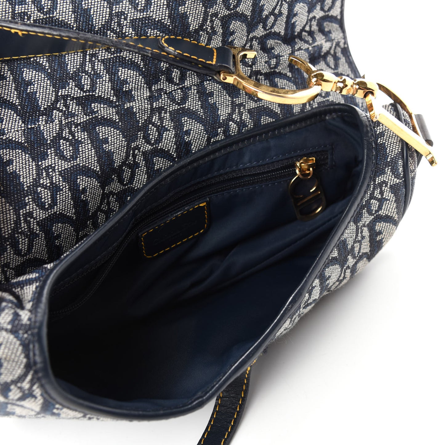 Monogram Saddle Bag Blue