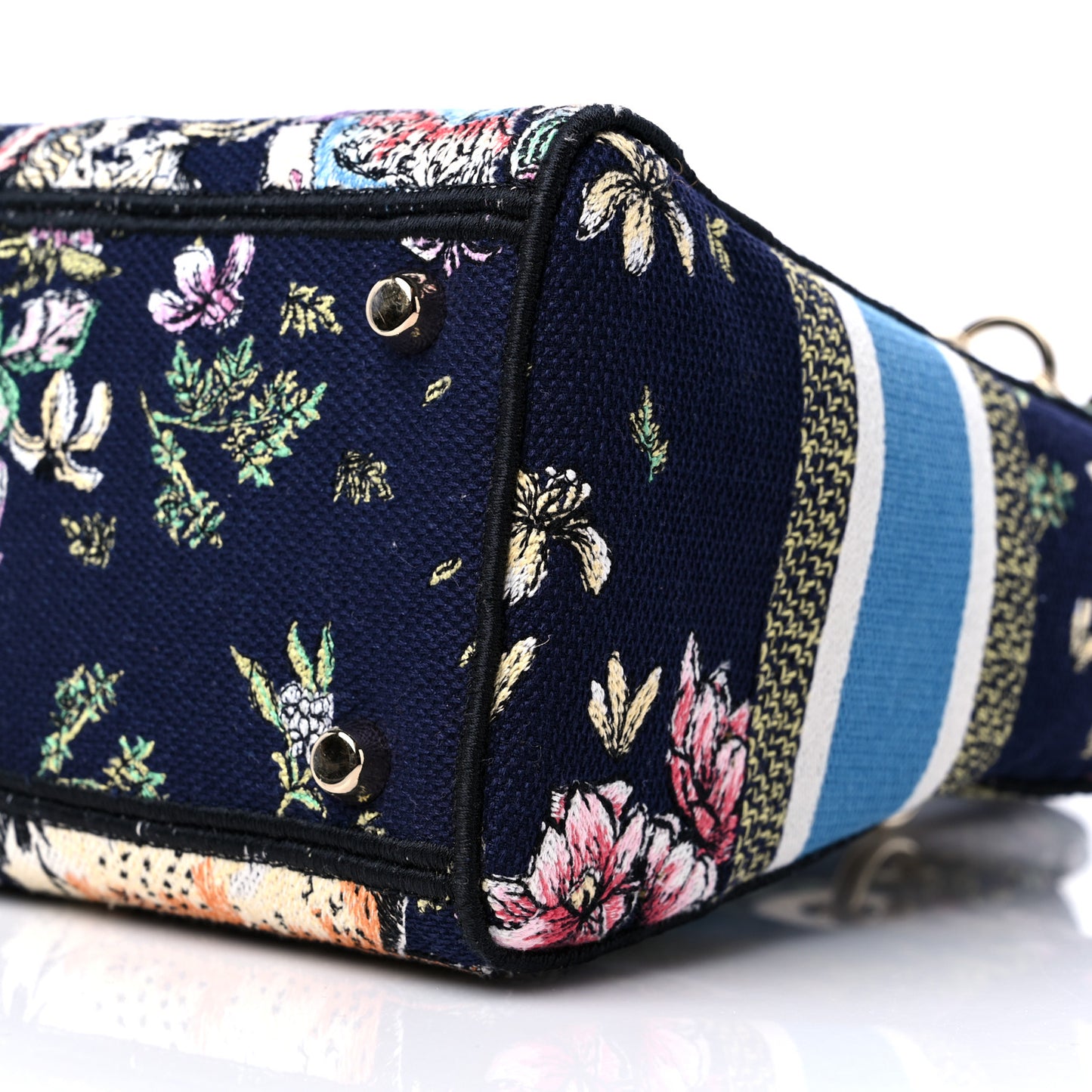 Canvas D-Constellation Embroidered Medium Lady D-Lite Bleu Multicolor