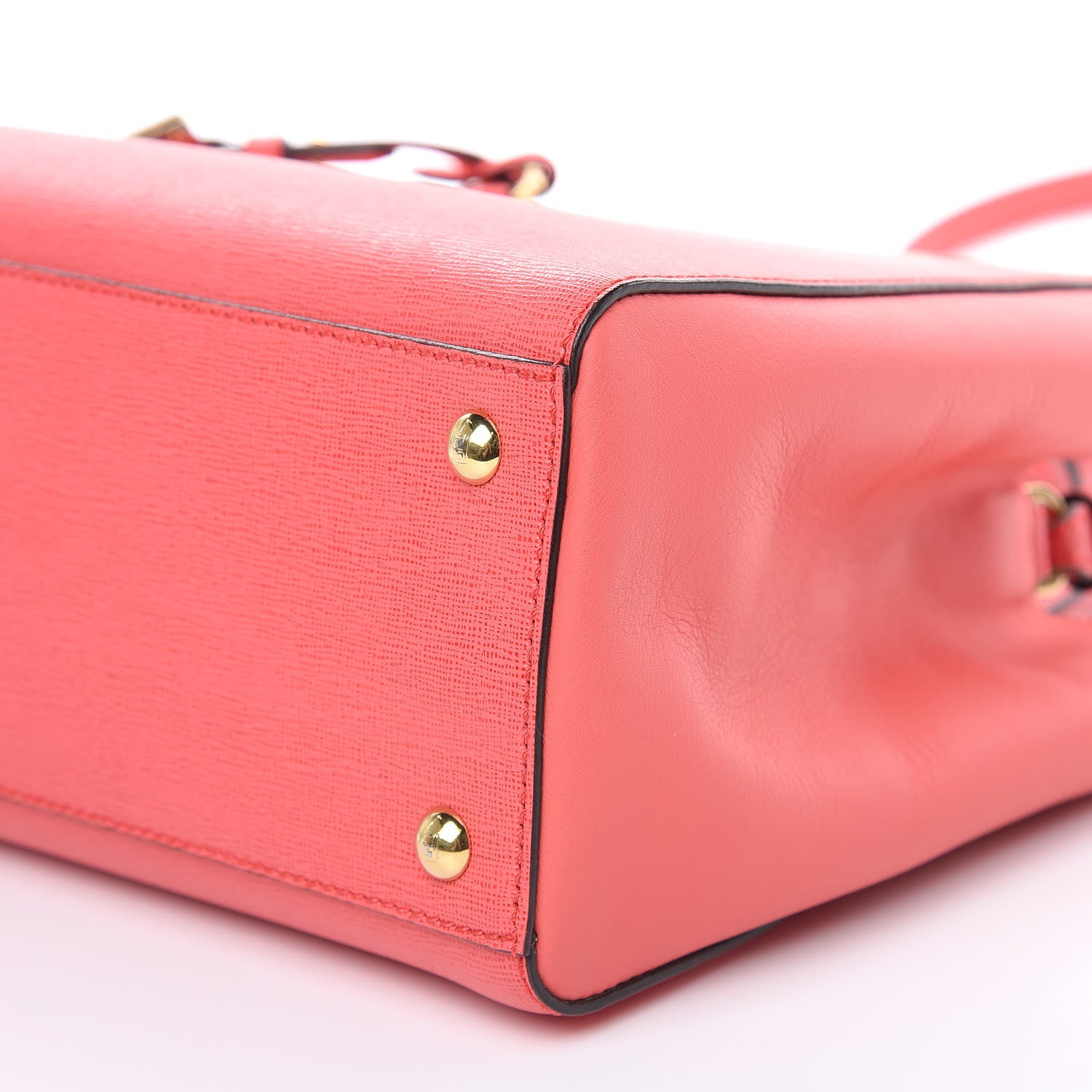 Fendi Vitello Elite Flamingo Petite 2Jours Tote Rosa Exstasy 9 of 11