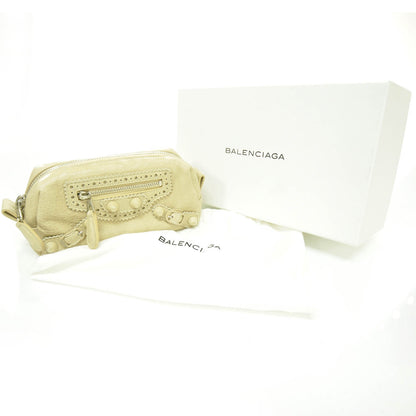 Balenciaga Agneau Giant Brogues Hardware Pencil Make Up Bag 3 of 8