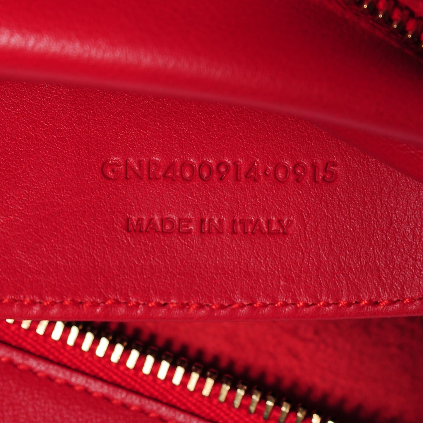 Calfskin Baby Monogram Cabas Red
