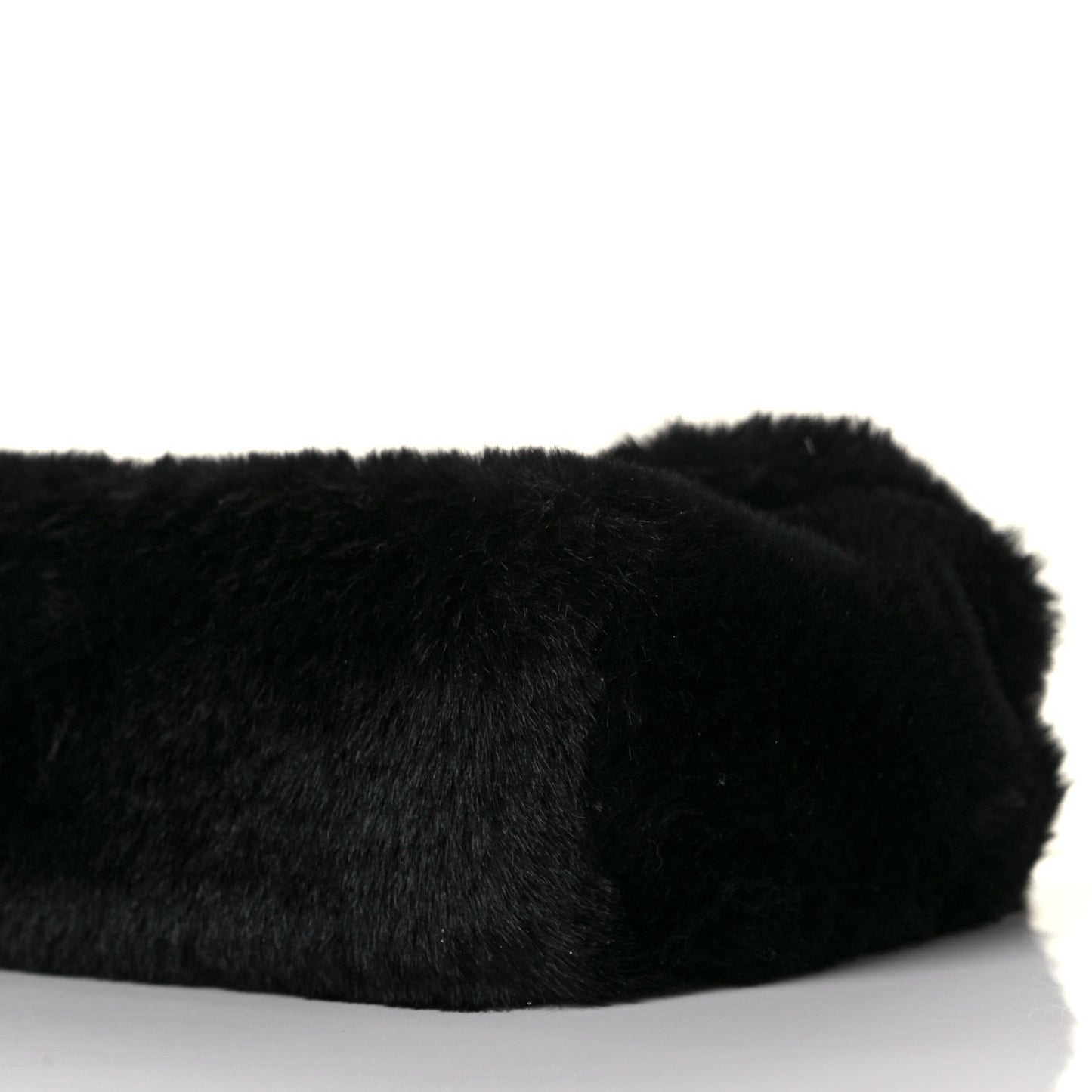 Faux Fur Madeline Mini Bag Black