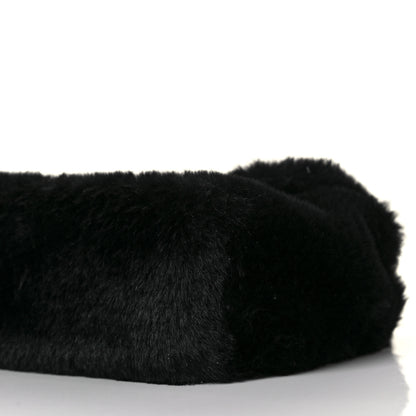 Jimmy Choo Faux Fur Madeline Mini Bag Black 8 of 10
