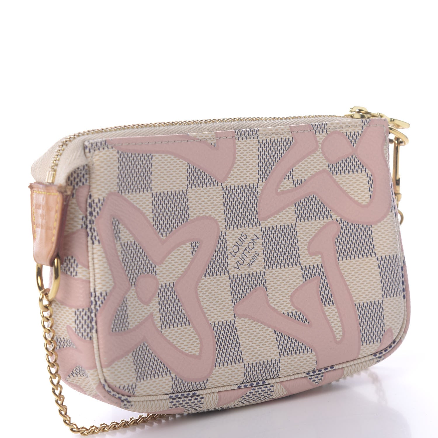 Louis Vuitton Damier Azur Tahitienne Mini Pochette Accessories 3 of 10