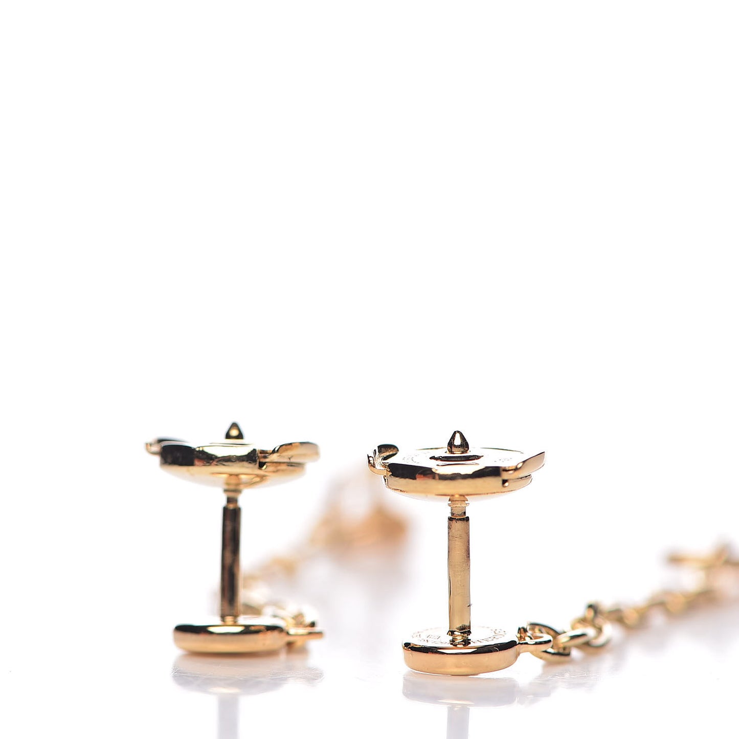 18K Rose Gold Diamond TPM Farandole Drop Earrings