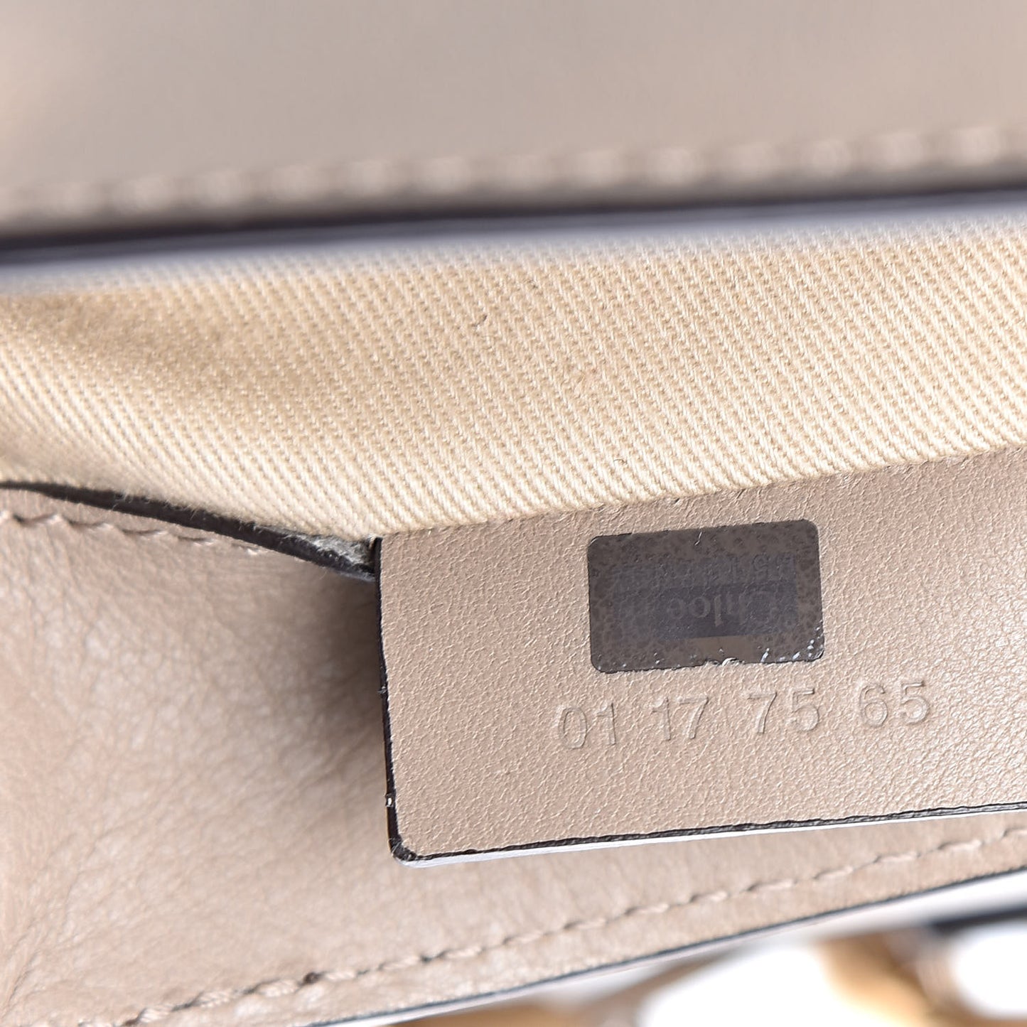 Suede Calfskin Mini Faye Backpack Motty Grey