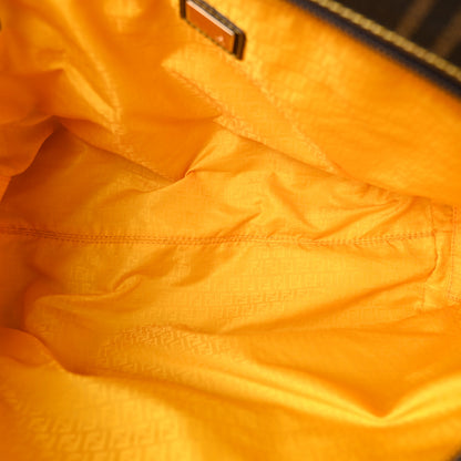 Fendi Zucca Spalmati Small Roll Tote Tobacco Yellow 4 of 10