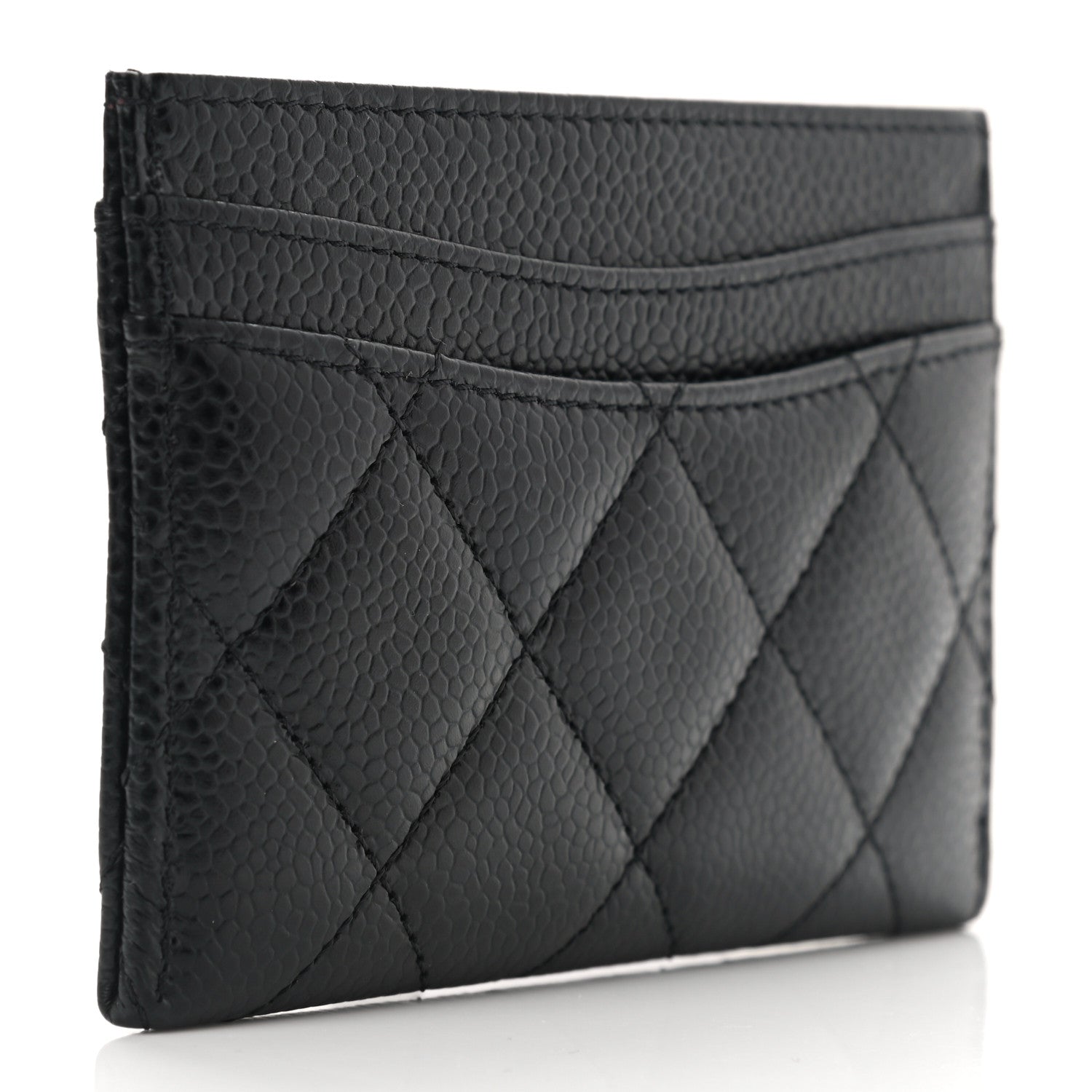 Chanel Caviar Quilted Card Holder Black 3 of 10