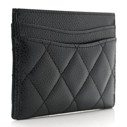 Chanel Caviar Quilted Card Holder Black 3 of 10