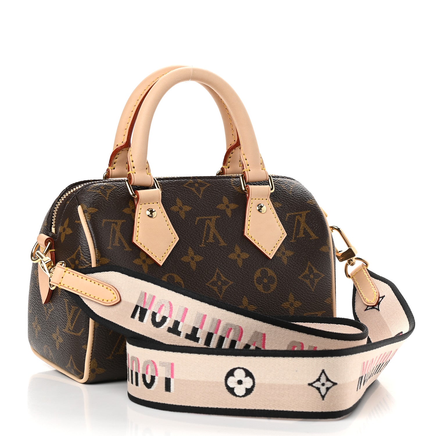 Louis Vuitton Monogram Speedy Bandouliere 20 Black 3 of 8