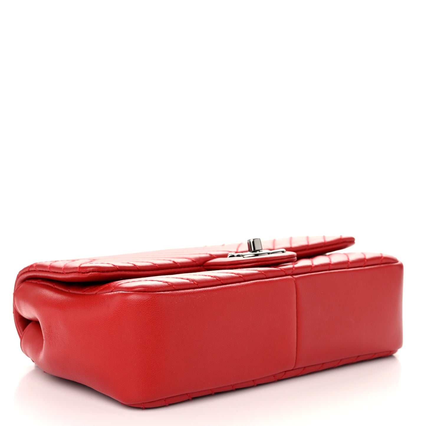 Lambskin Small CC Crossing Flap Red