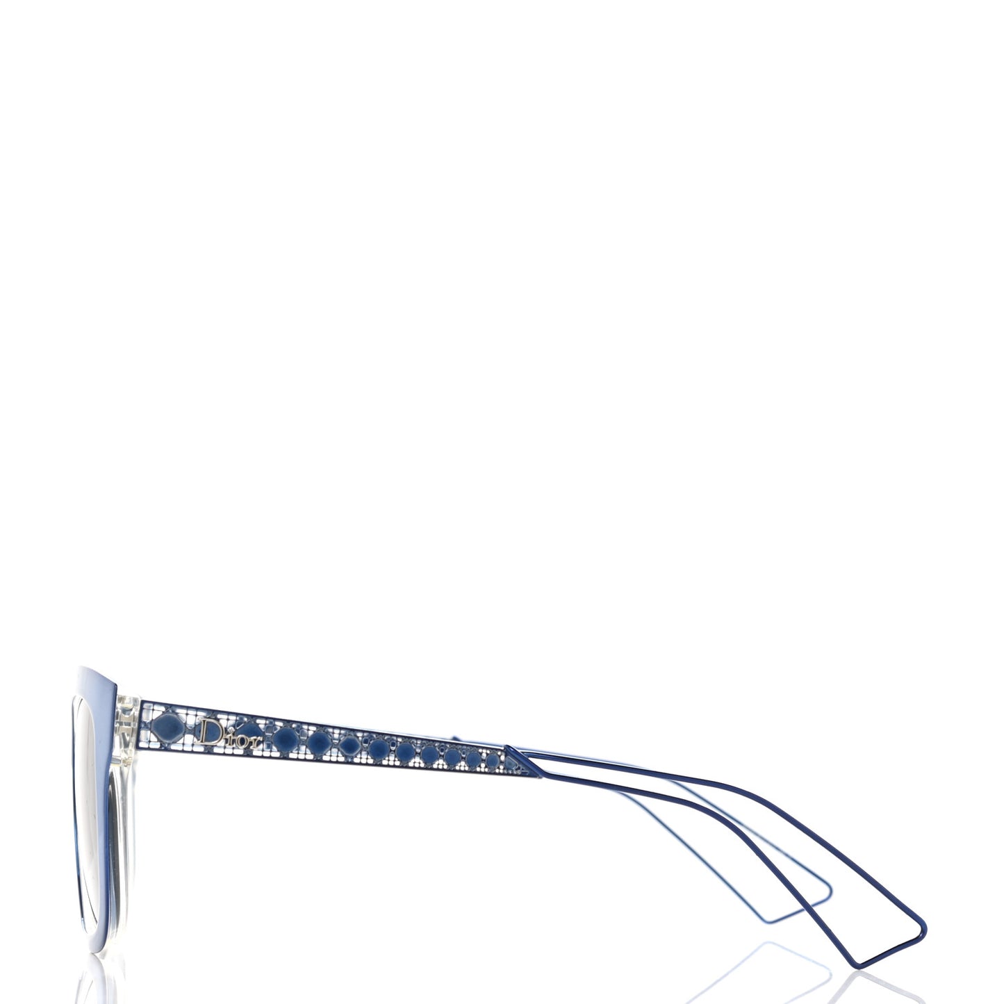 Metal Diorama 1 Sunglasses Blue