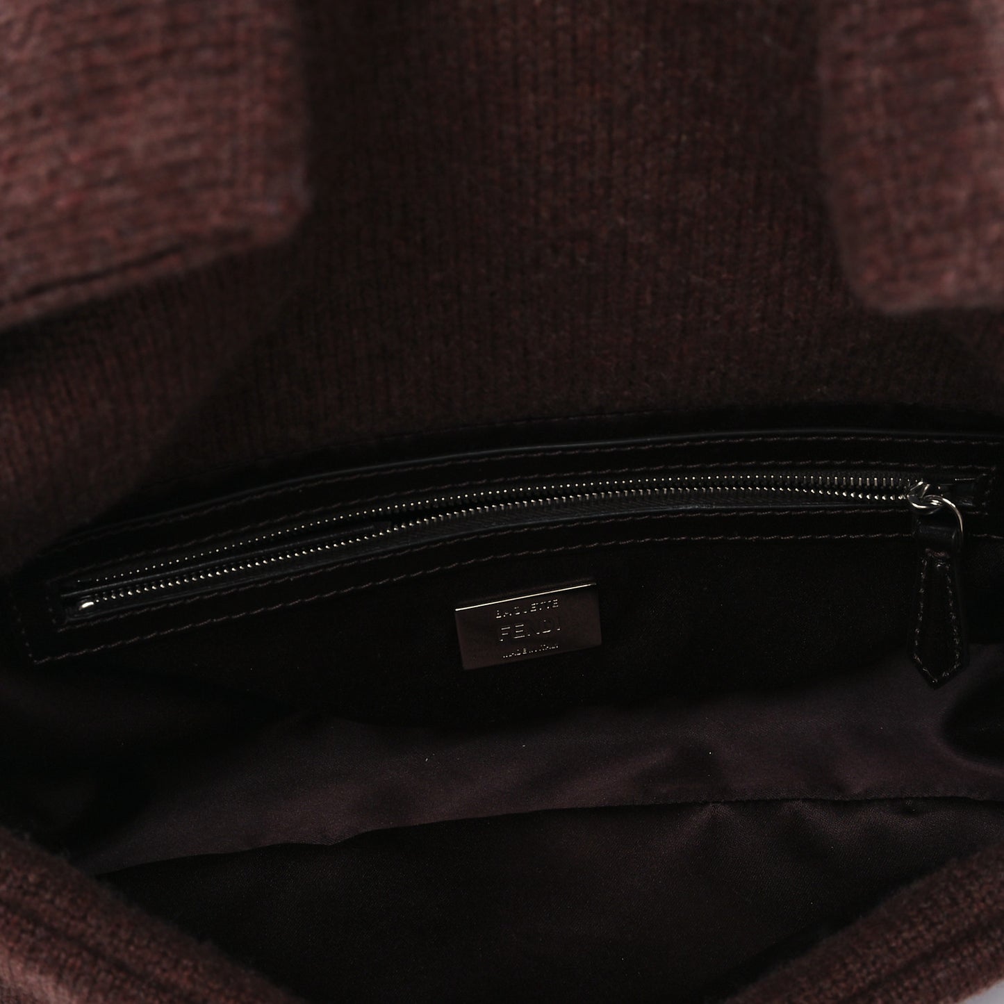 Cashmere Vitello Grace Baguette Brown