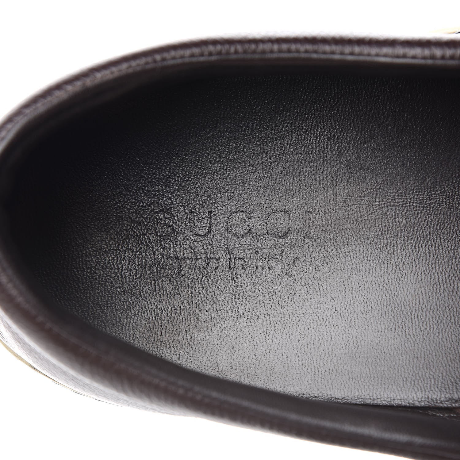 Gucci Monogram Calfskin Mens Web Slip On Sneakers 13 Chocolate 7 of 11