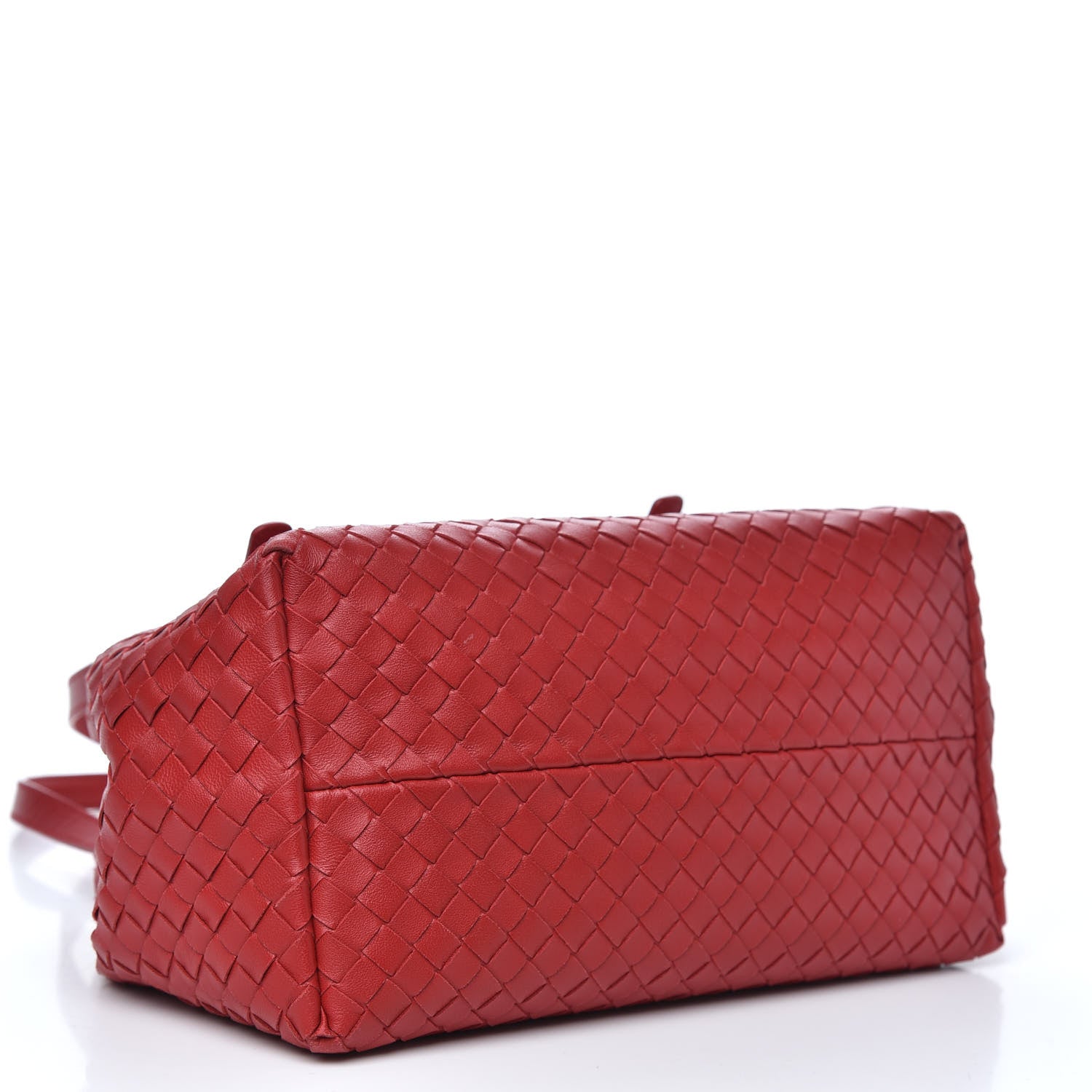 Bottega Veneta Nappa Intrecciato Small Cesta Tote Red 4 of 10