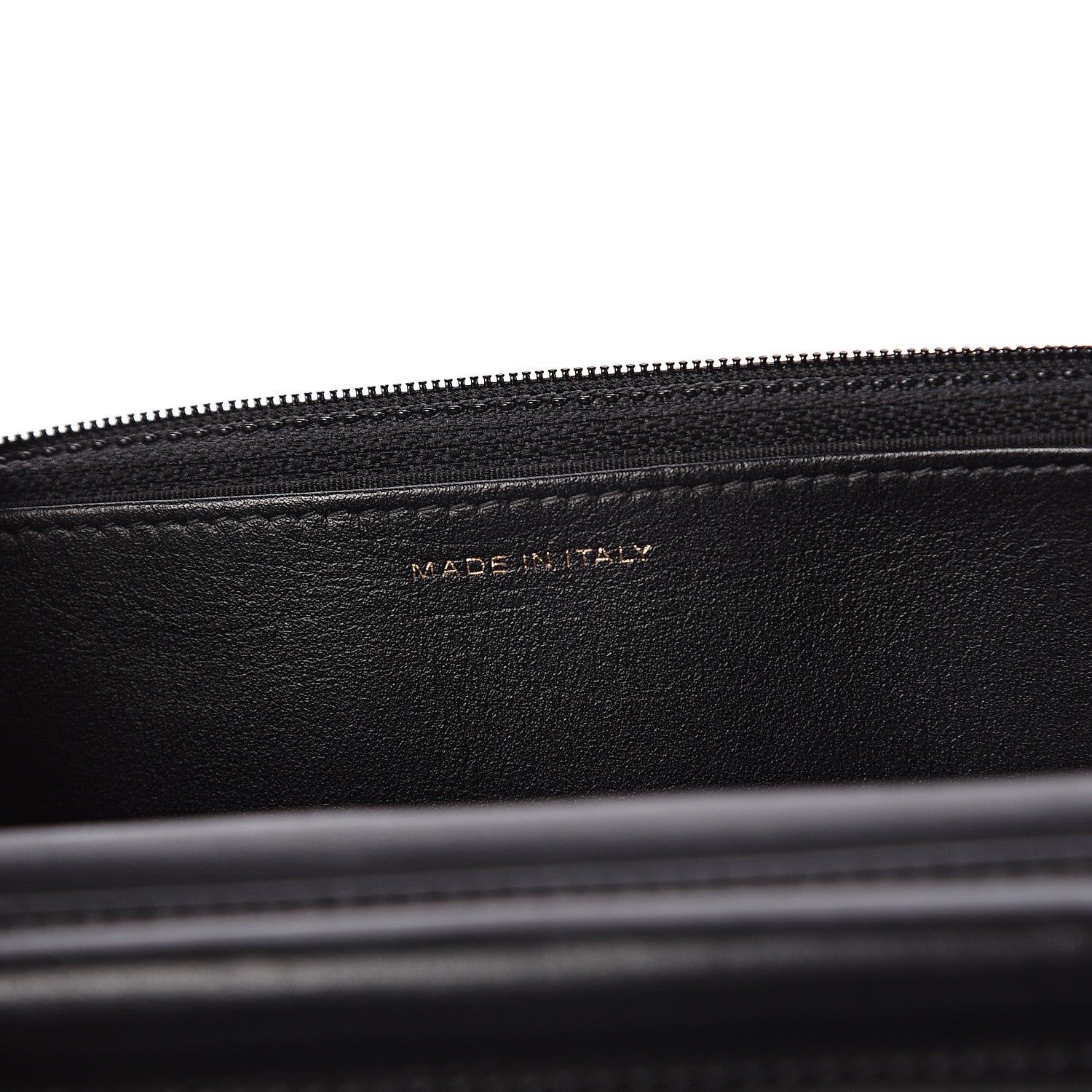 Chanel Calfskin Camellia Embossed Wallet on Chain WOC Black 6 of 10