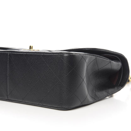 Chanel Caviar Quilted Jumbo Double Flap Black 9 of 11