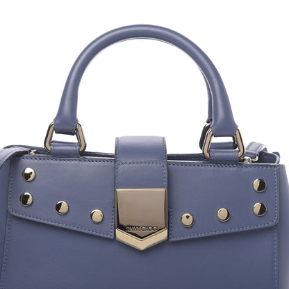 Jimmy Choo Calfskin Small Lockett Tote Jeans 8 of 10