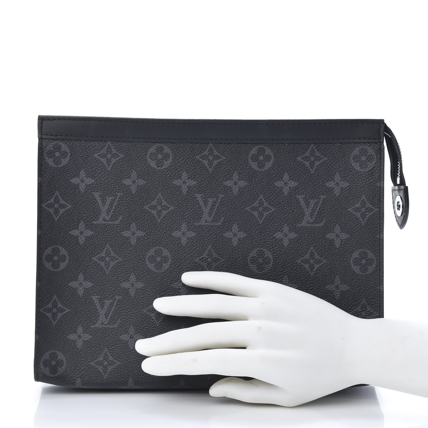 Louis Vuitton Monogram Eclipse Pochette Voyage MM 2 of 8