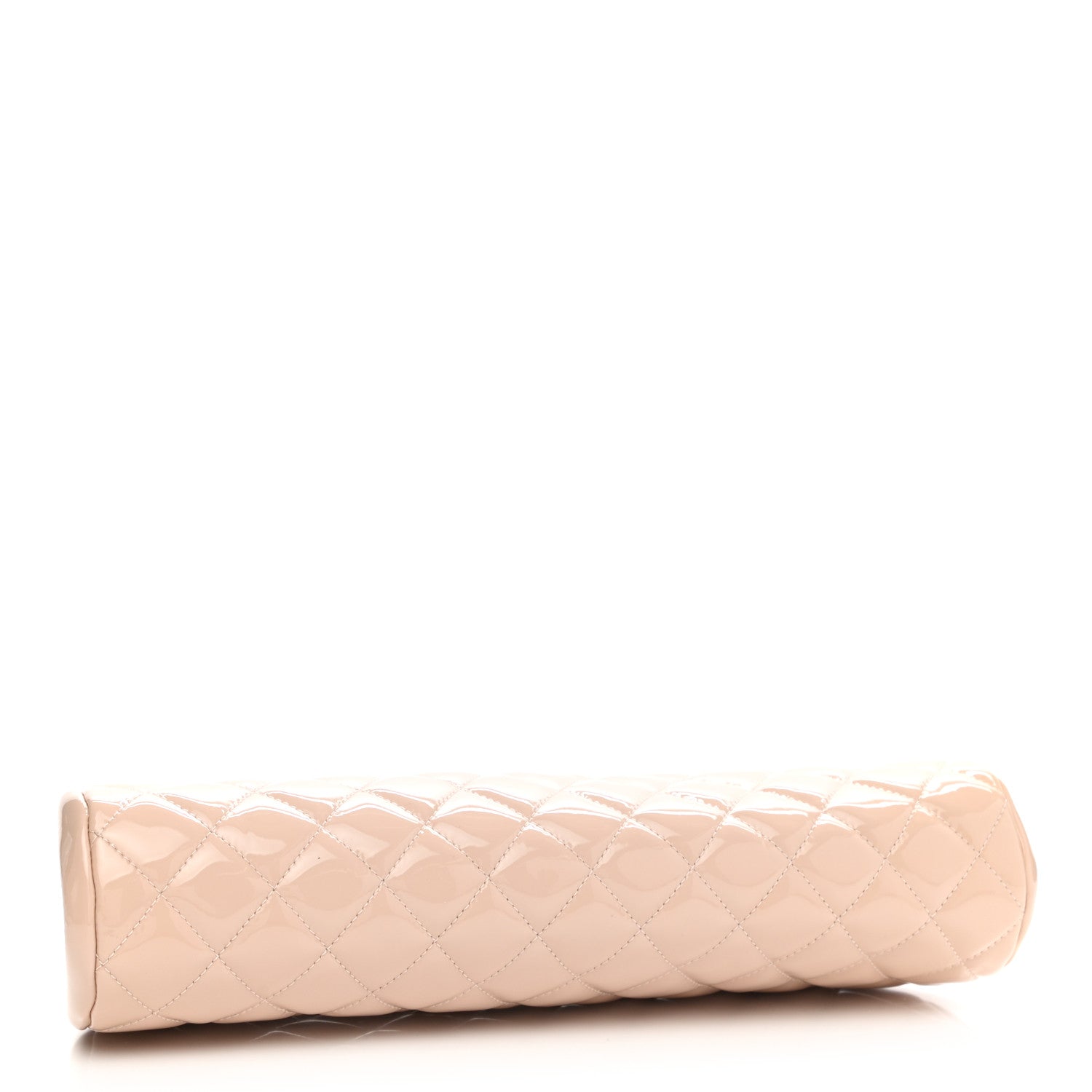 Chanel Patent Quilted Timeless Clutch Pink 3 of 6
