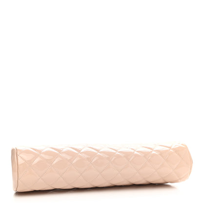 Chanel Patent Quilted Timeless Clutch Pink 3 of 6