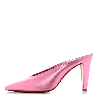 Christian Louboutin Kid Laminato Veryvee 85 Mules 39 Confettis 1 of 8