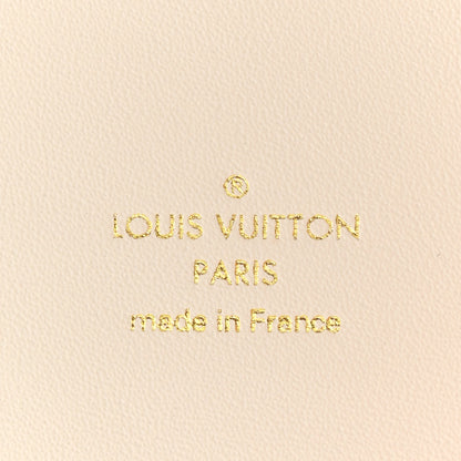 Louis Vuitton Taurillon Capucines Vertical Compact Wallet Pearly Cream Coral 6 of 7