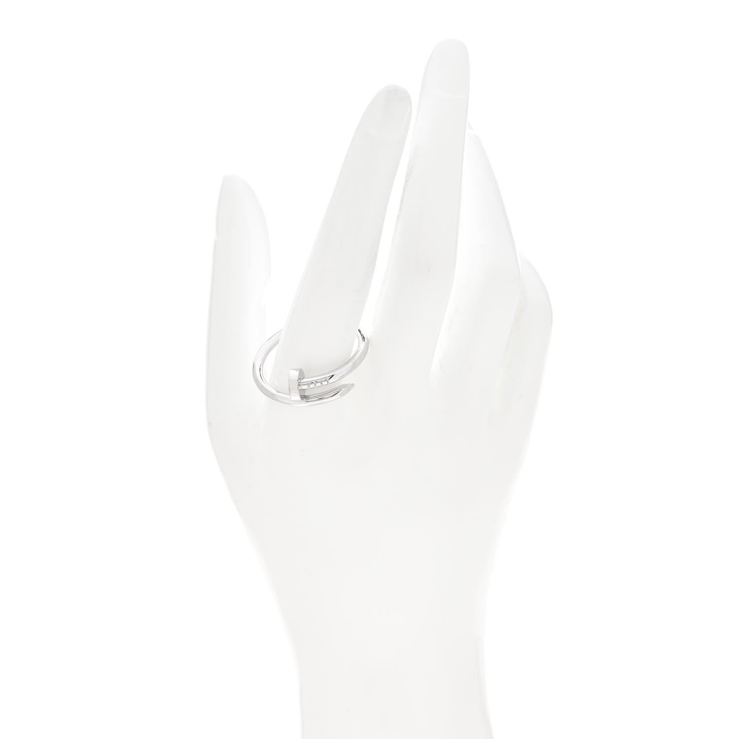 Cartier 18K White Gold Juste Un Clou Ring 71 13.25 2 of 6