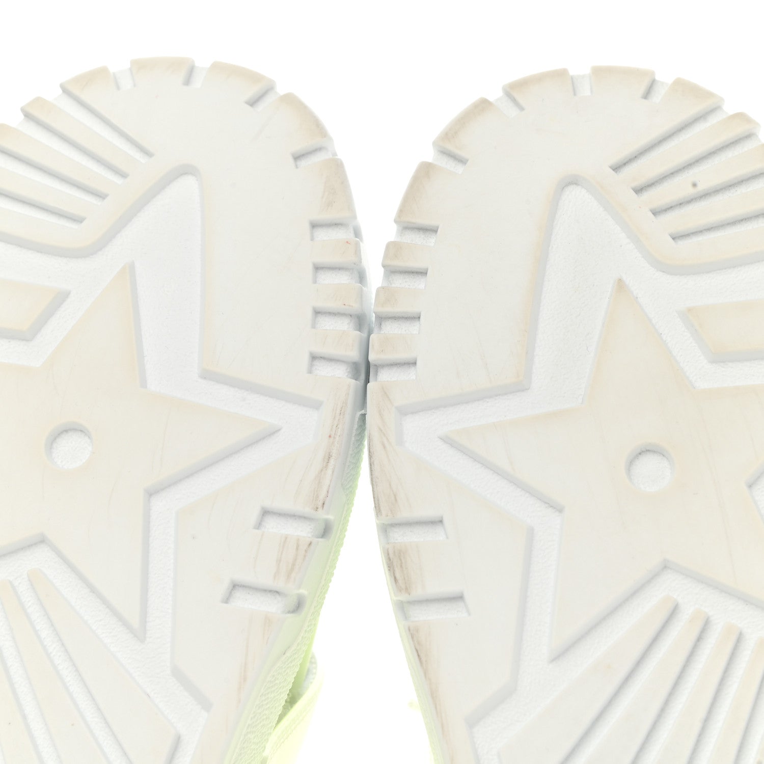 Christian Dior Reflective Fabric Shaded Dior-ID Platform Sneakers 38 Yellow Fluo 9 of 9