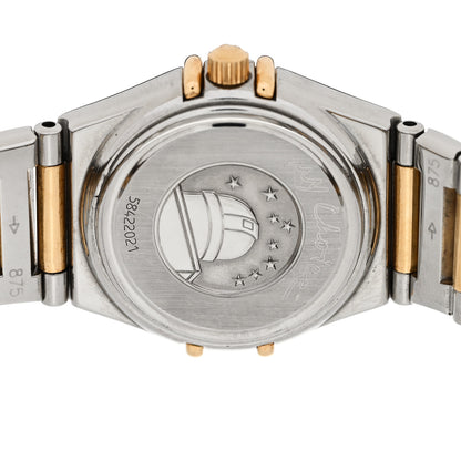 Omega Stainless Steel 18K Yellow Gold Mother of Pearl 22mm Constellation Quartz Watch 1361.71.00 4 of 5