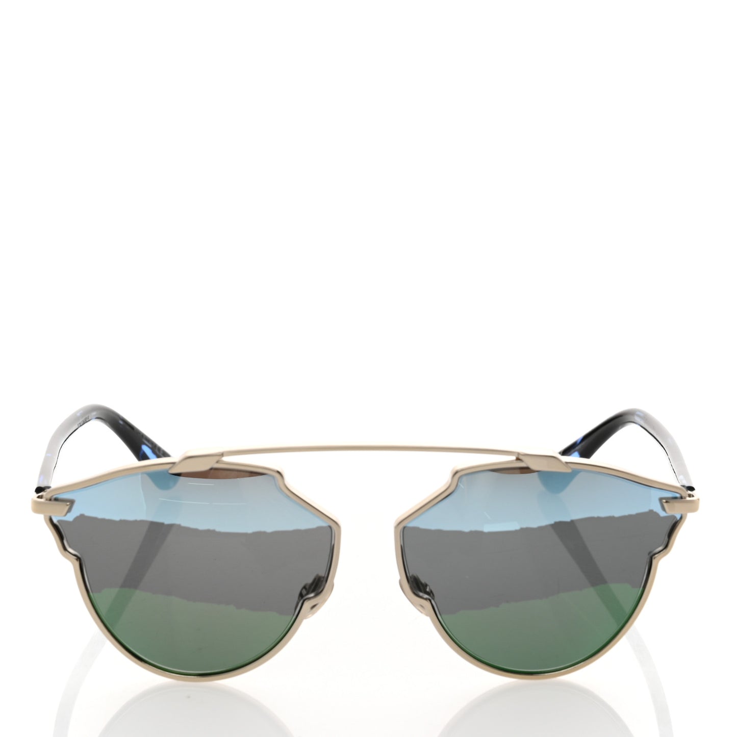 Acetate Metal So Real A Sunglasses Blue Multicolor