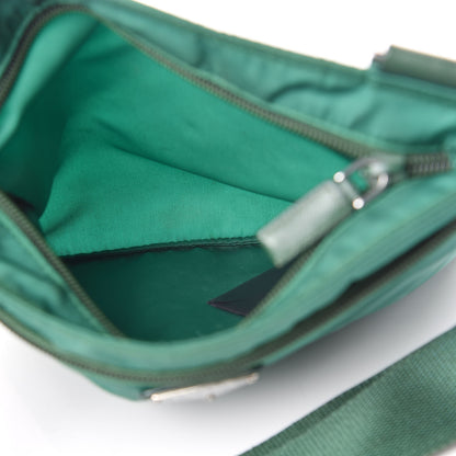 Prada Nylon Vela Flat Messenger Bag Oleandro 5 of 15