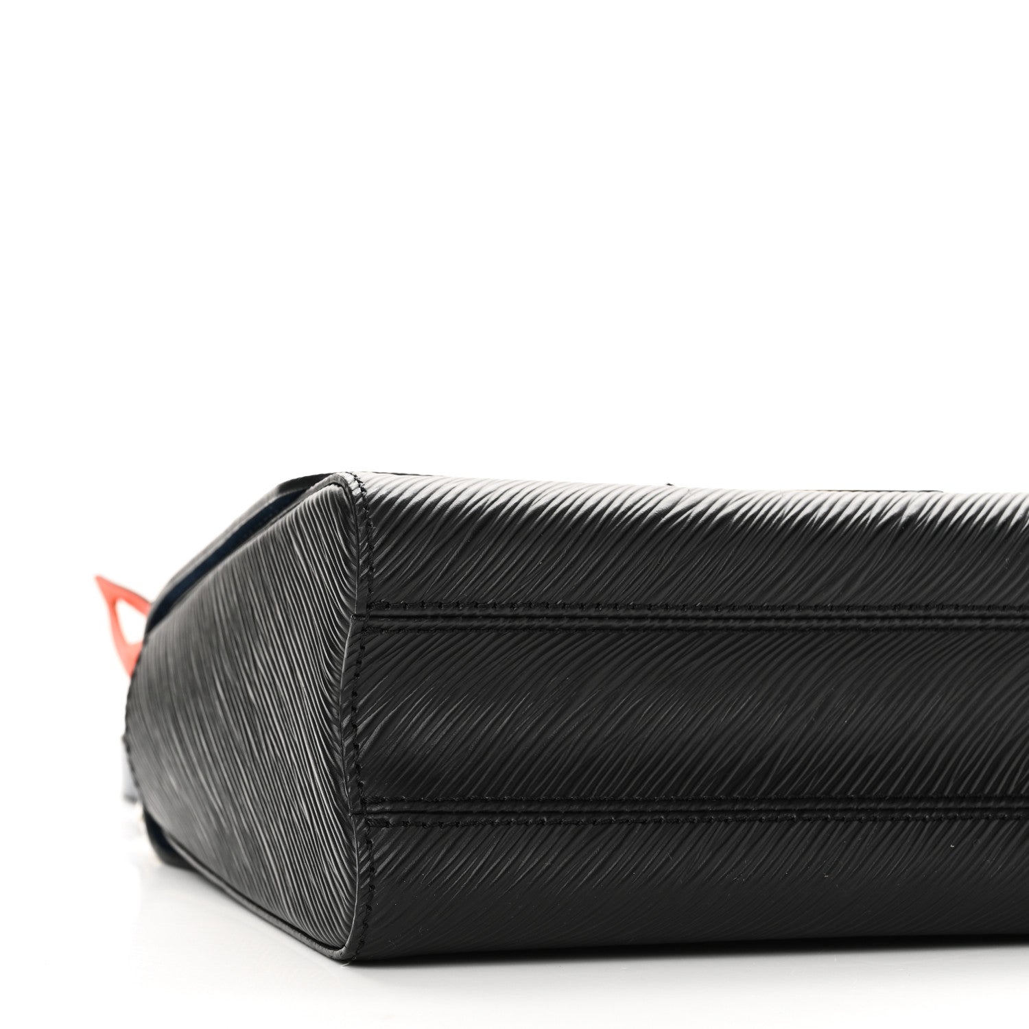 Louis Vuitton Epi Twist Braided Strap Shoulder Bag MM Black Orange Fluo Cobalt 9 of 11