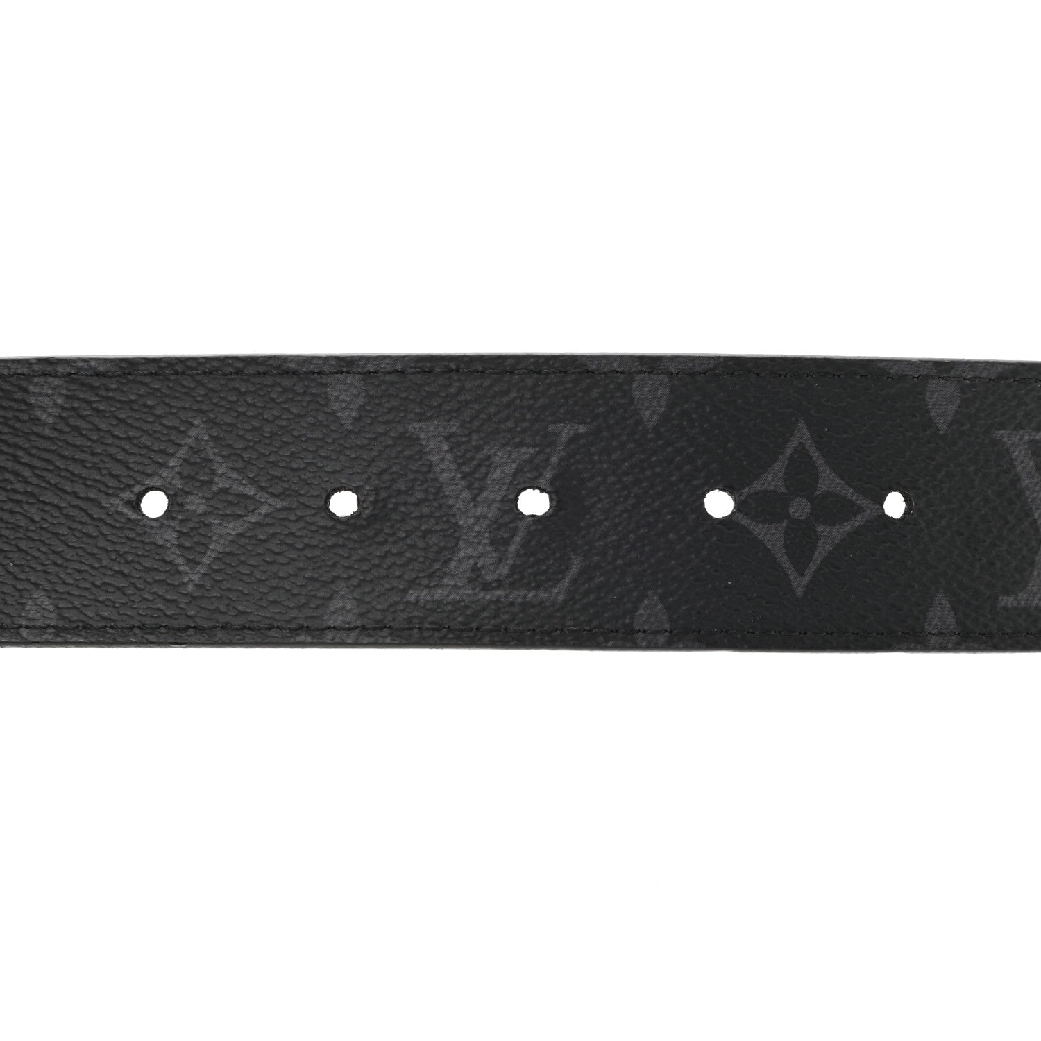 Louis Vuitton Monogram Eclipse Taigarama 40mm LV Initiales Reversible Belt 90 36 Black 4 of 6