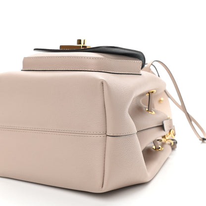 Louis Vuitton Grained Calfskin Lockme Bucket Greige 9 of 9