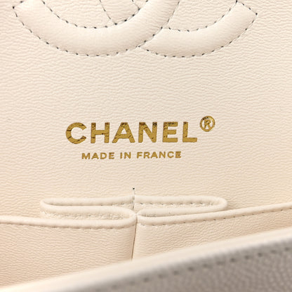 Chanel Caviar Quilted Small Double Flap White 6 of 10