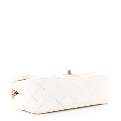 Chanel Lambskin Quilted Mini Rectangular Pearl Crush Flap White 4 of 9