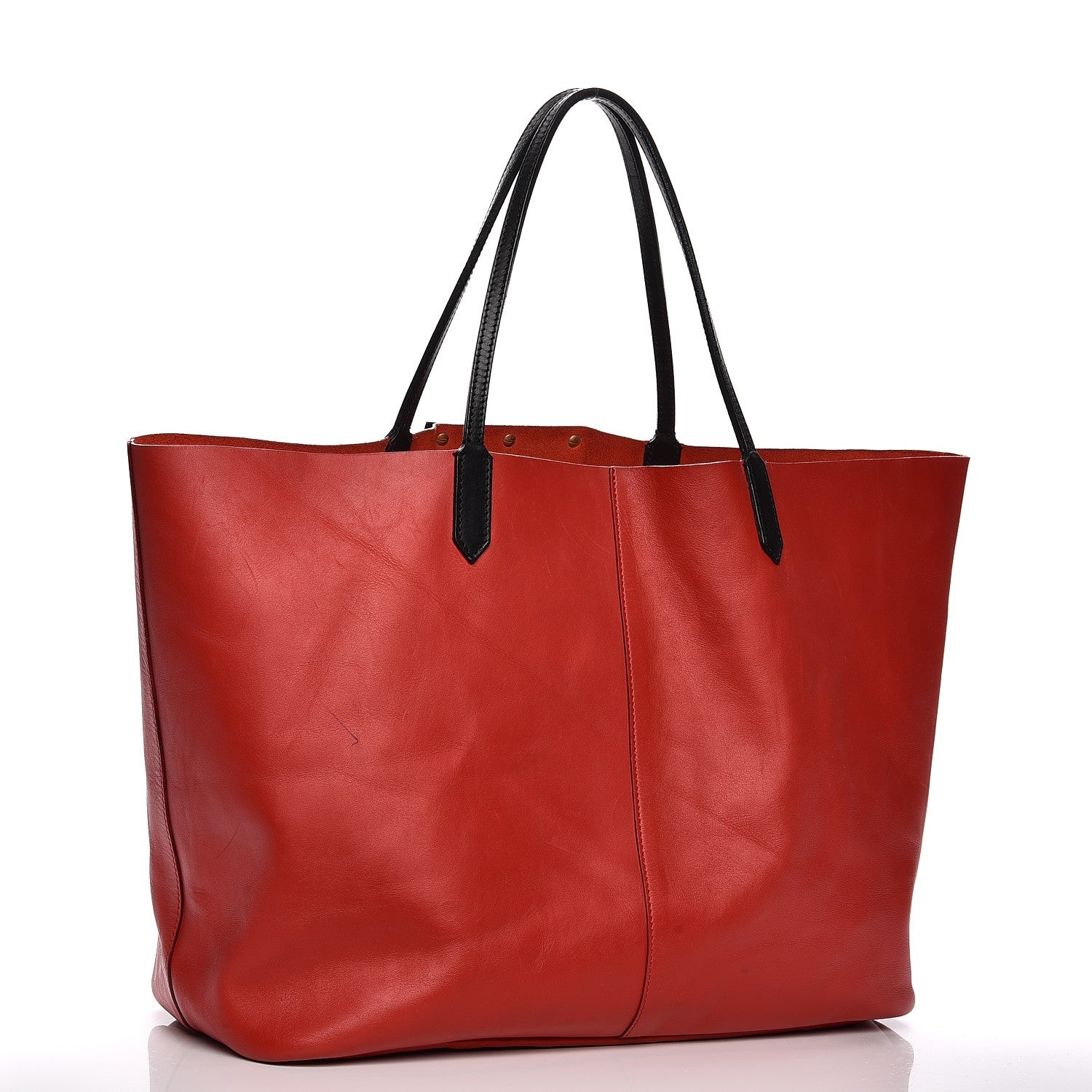 Givenchy Calfskin Large Antigona Tote Red Black 3 of 18