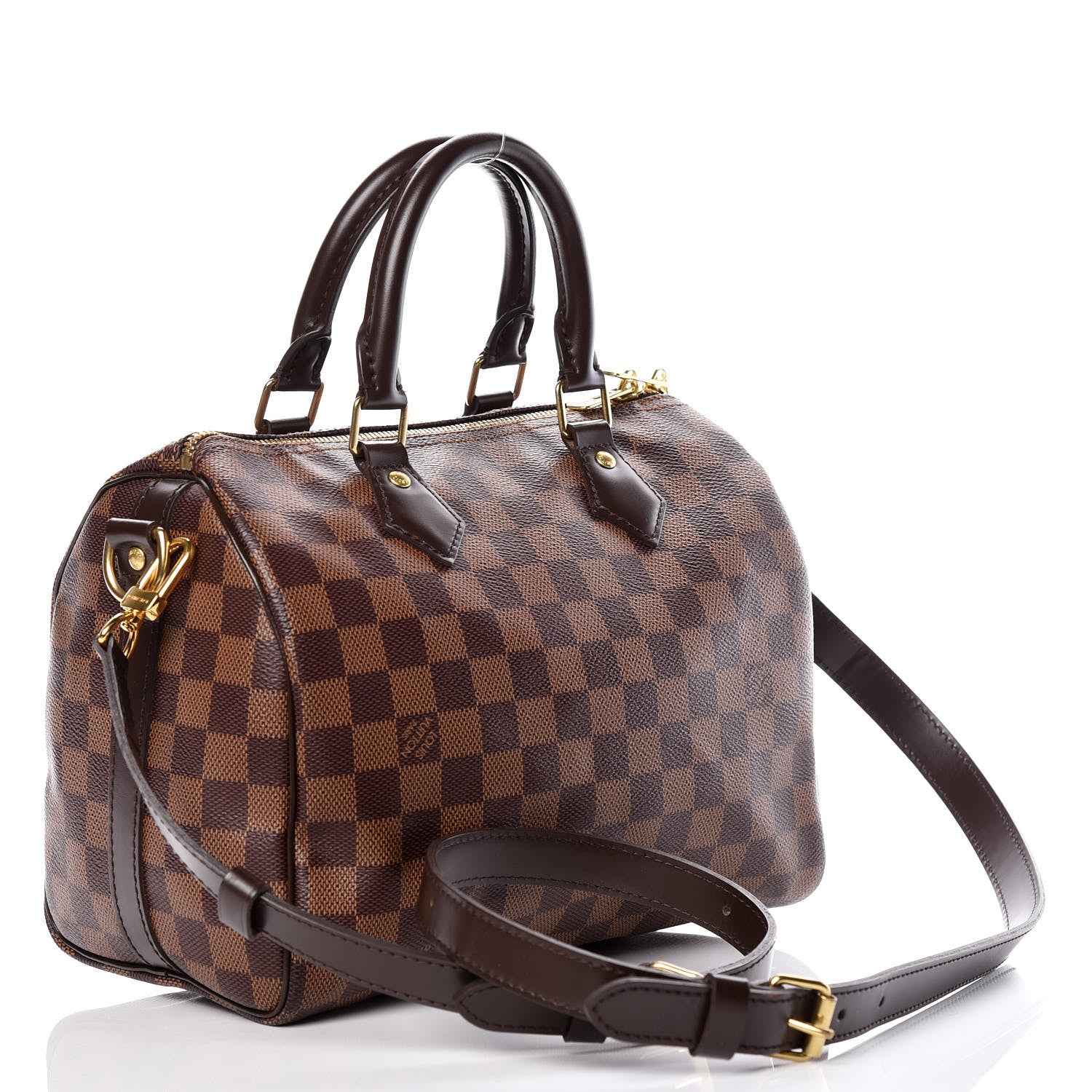 Louis Vuitton Damier Ebene Speedy Bandouliere 25 3 of 10