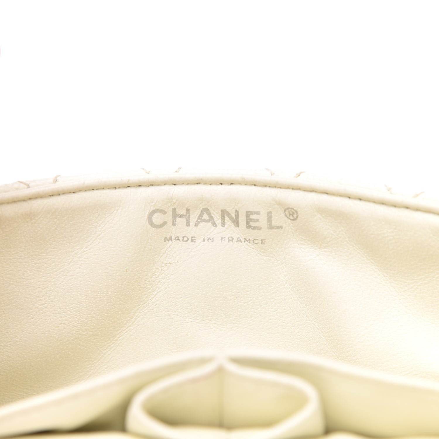 Chanel Caviar Quilted East West Flap White 6 of 14