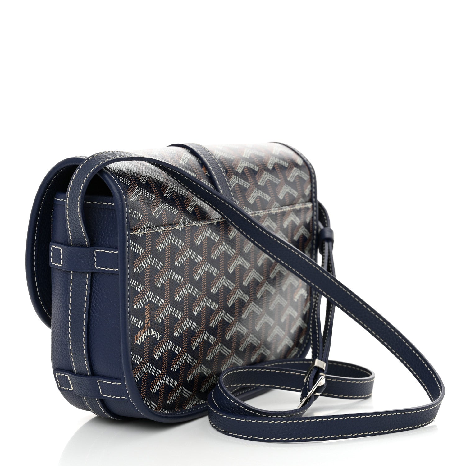 Goyard Goyardine Belvedere II PM Messenger Bag Navy 2 of 9