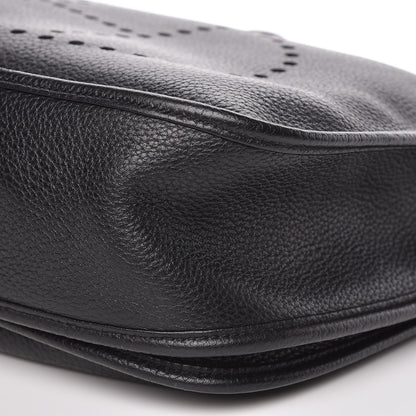 Hermes Taurillon Clemence Evelyne III GM Black 9 of 9