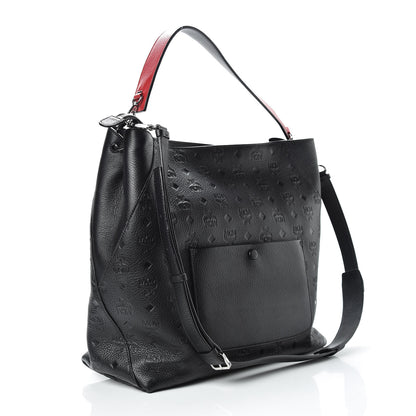 MCM Calfskin Ottomar Large Klara Hobo Black 4 of 12