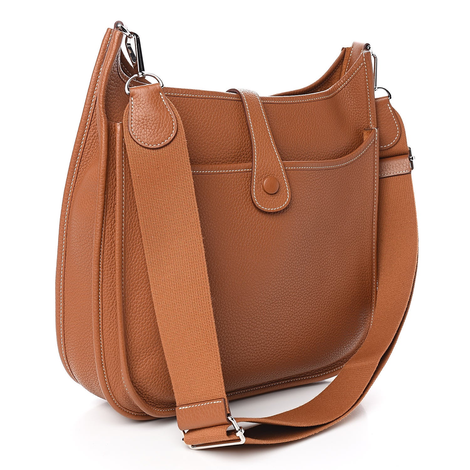 Hermes Taurillon Clemence Evelyne III GM Gold 3 of 10