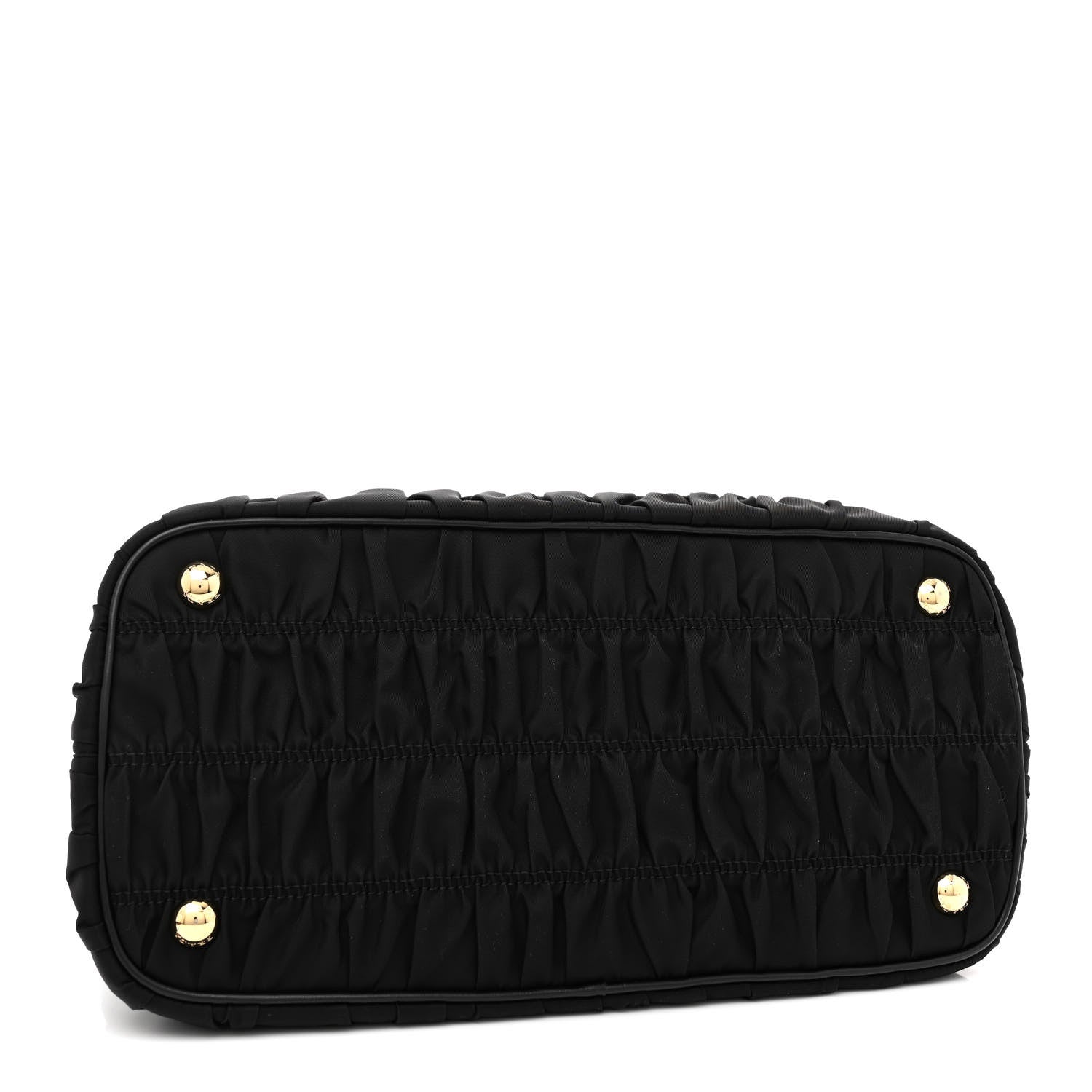 Prada Tessuto Nylon Gaufre Small Tote Black 4 of 10