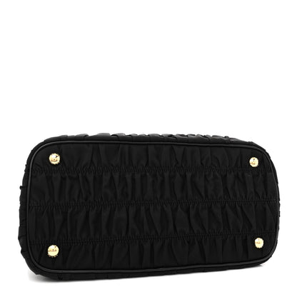 Prada Tessuto Nylon Gaufre Small Tote Black 4 of 10