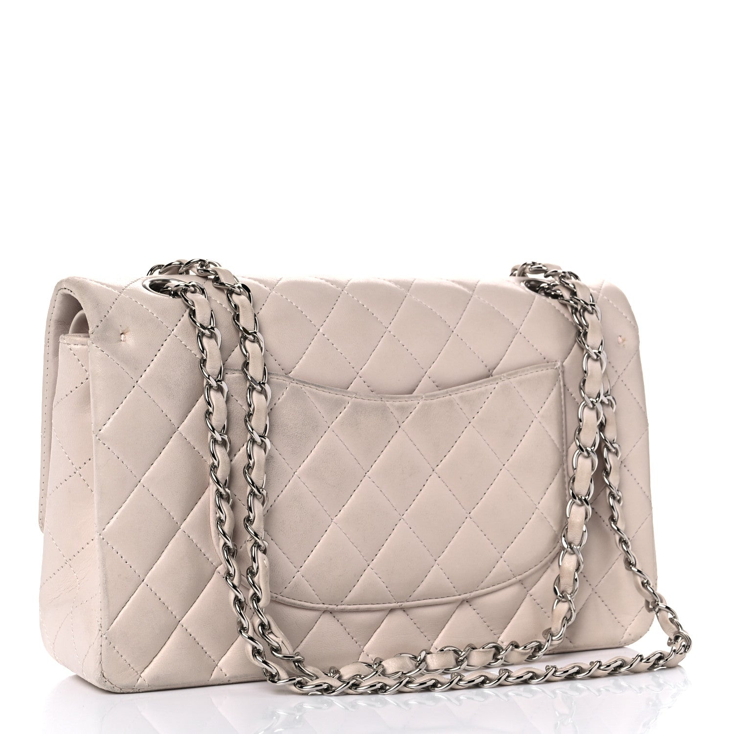 Chanel Lambskin Quilted Medium Double Flap Light Pink 2 of 26