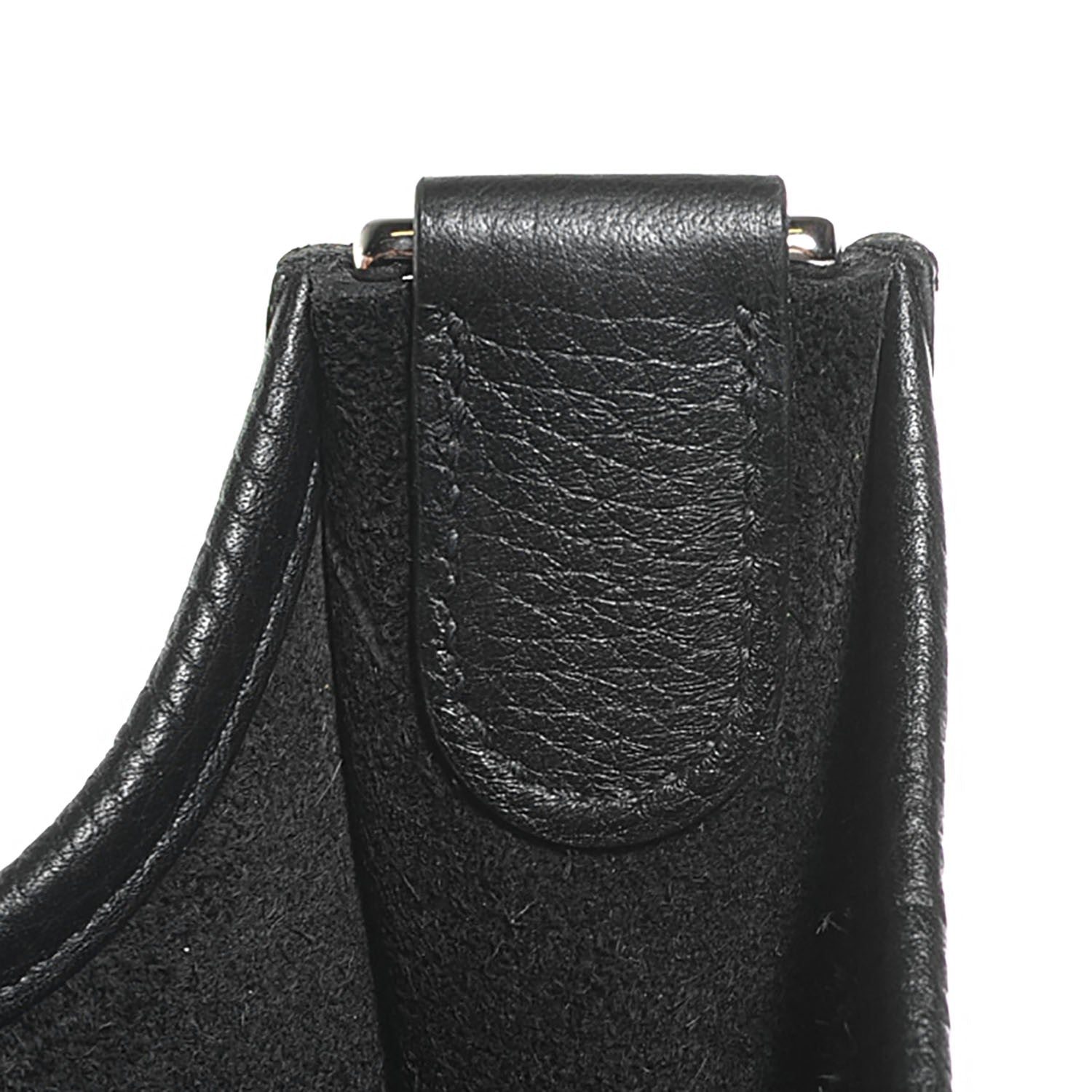 Hermes Taurillon Clemence Evelyne III PM Black 13 of 17